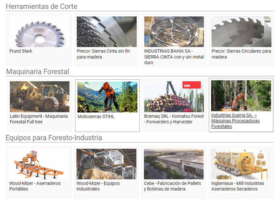 Guía Productos Foresto Industria