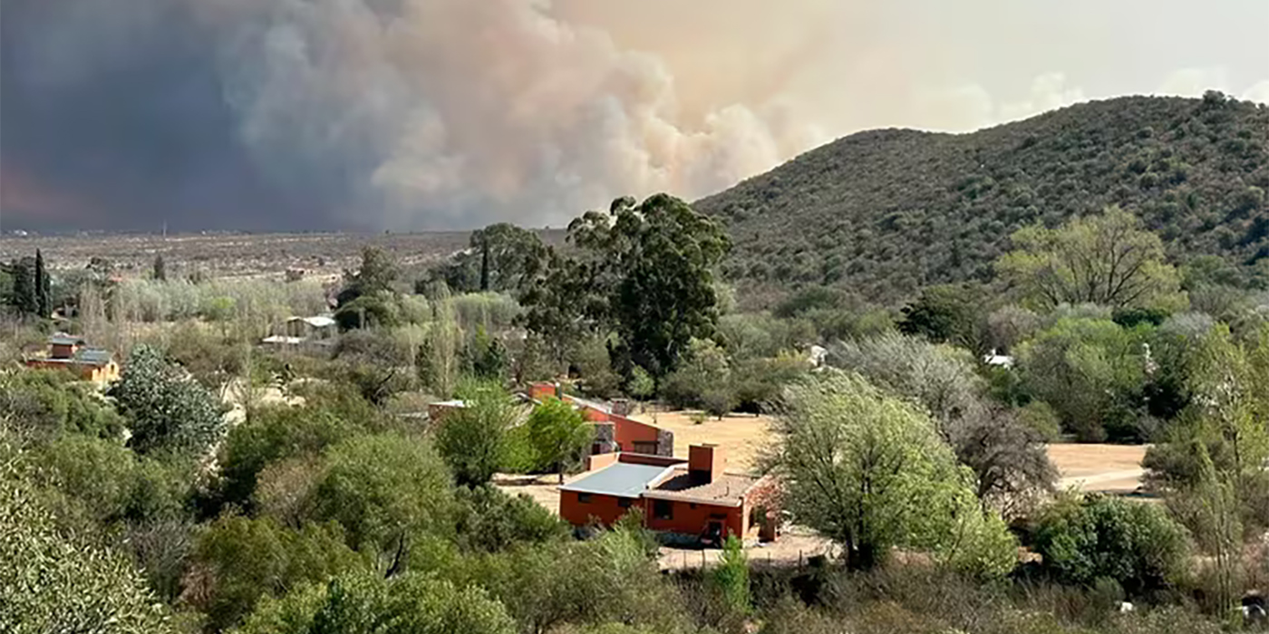 no paran incendios córdoba