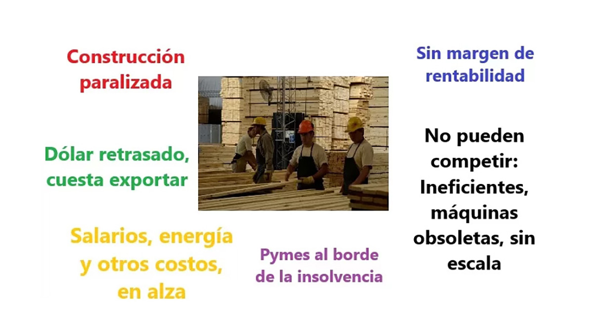 aserraderos quebrar en Misiones y Corrientes