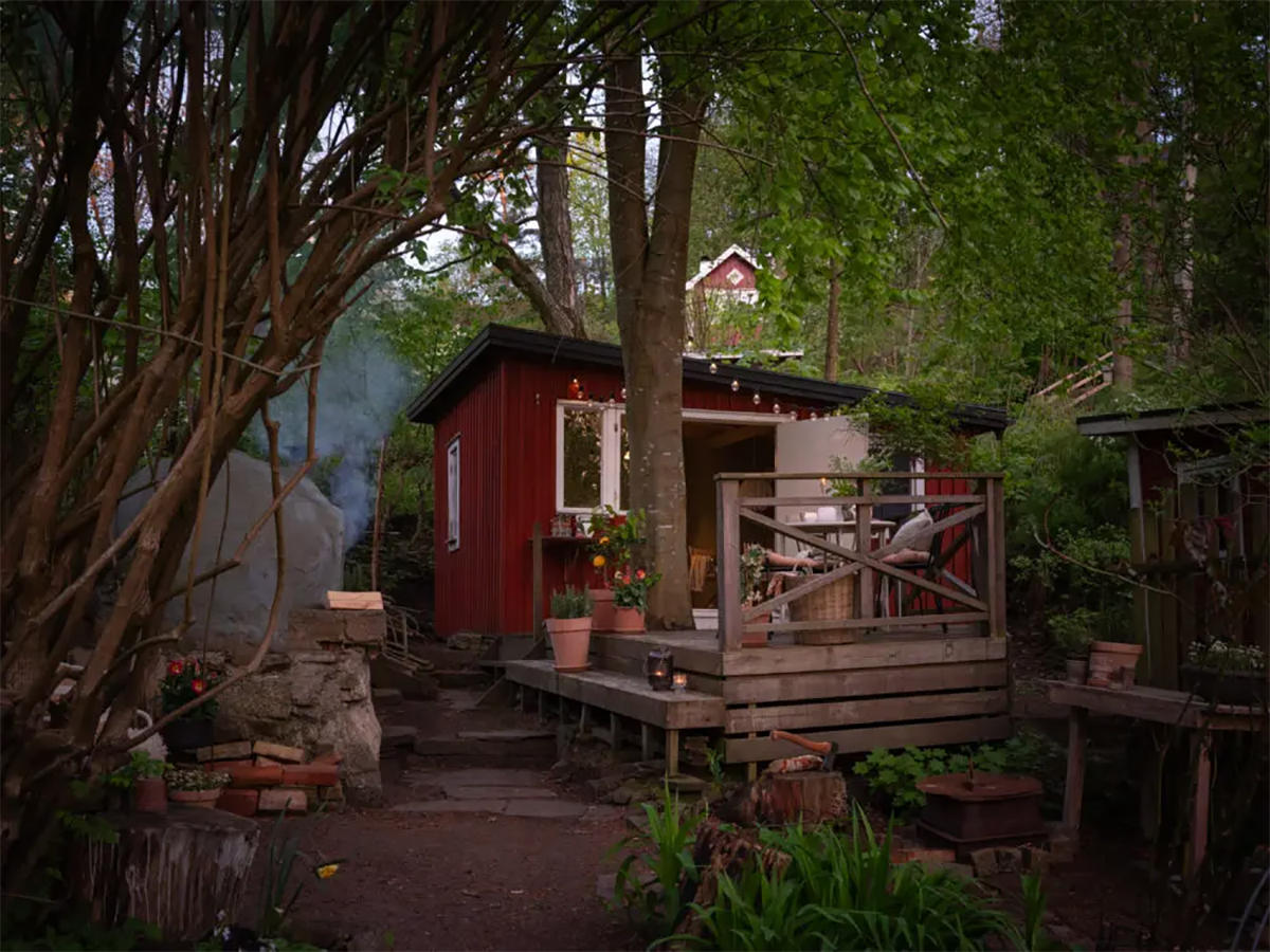 Sueño rural en Suecia: cabaña con huerto rodeada de naturaleza Suecia cabaña con huerto