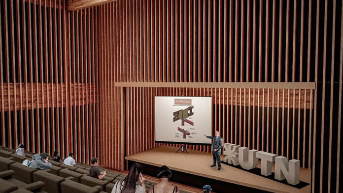 Auditorio madera obra real